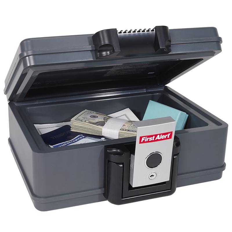 First Alert Key Lock Blue Fire Chest - Image 2
